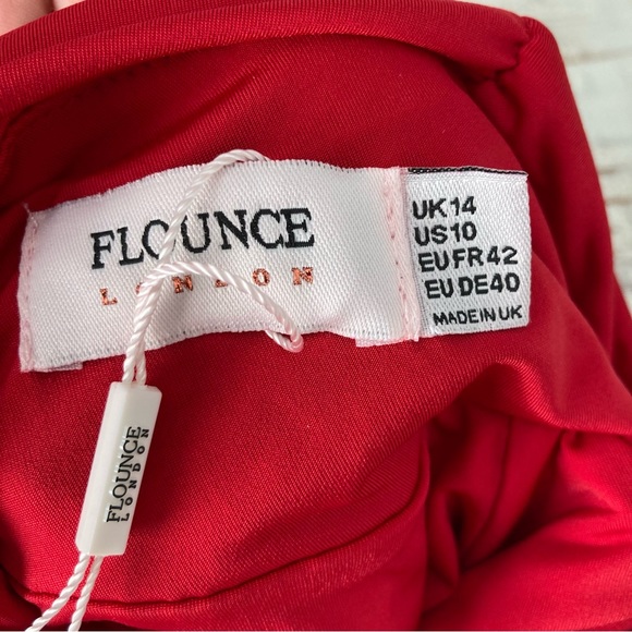 *NWT* FLOUNCE London High Neck Fishtail Maxi Dress, Size 10 - Picture 8 of 12